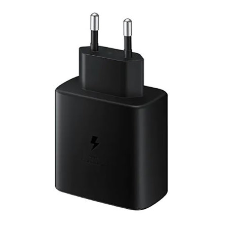 Official Samsung Black PD 45W Fast Wall Charger EU Plug - For Samsung Galaxy S21