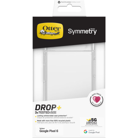Otterbox Symmetry Ultra-Thin Clear Case - For Google Pixel 6
