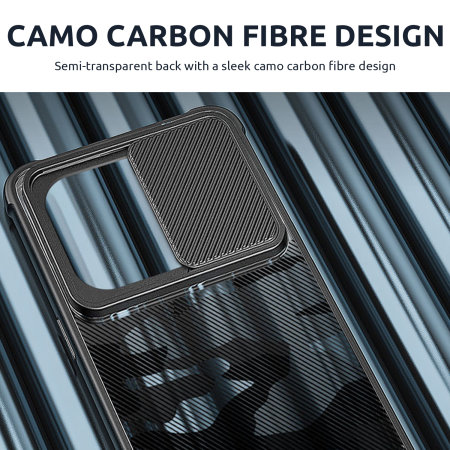Olixar Camera Privacy Cover Camo Black Case - For iPhone 13 Pro Max