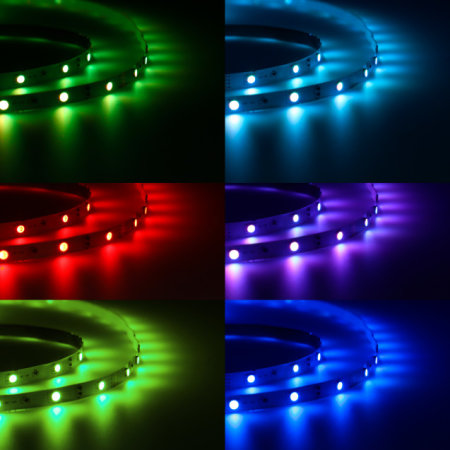 Ksix Remote Controlled RGB LED Colour Changing Light Strips - 5m
