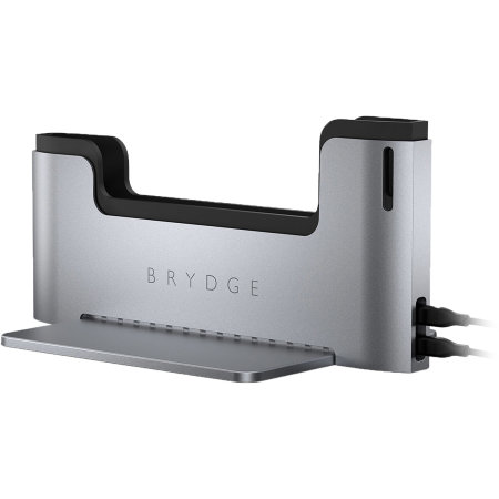 Brydge Macbook Pro 15" Vertical Docking Station - Space Grey