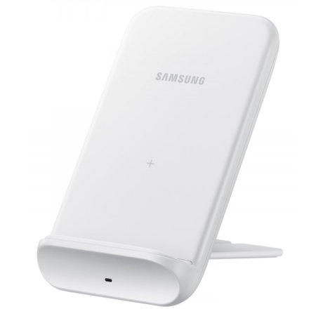 Official Samsung 9W Fast Wireless White Charging Stand EU Mains - For Samsung Galaxy S22