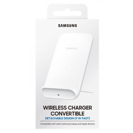 Official Samsung White Fast Wireless Charging Stand EU Mains - For Samsung Galaxy S21