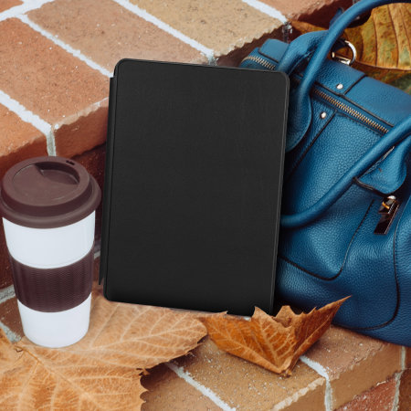 Olixar Leather-Style Microsoft Surface Pro 8 Folio Stand Case - Black