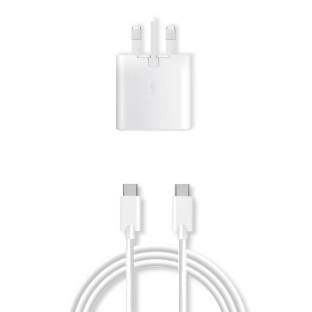 Official Samsung White 25W Wall Charger & 1m USB-C Cable - For Samsung Galaxy A33 5G