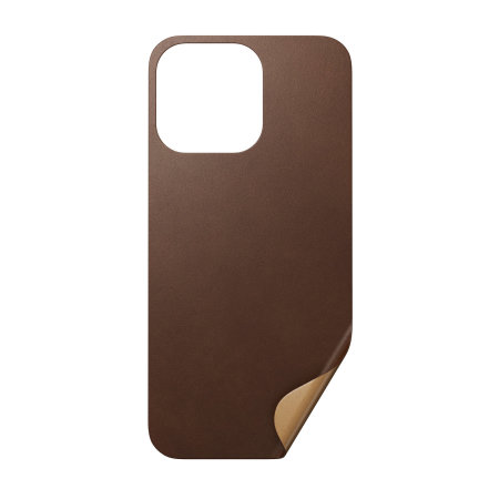 Nomad Horween Leather Rustic Brown Skin - For iPhone 13 Pro