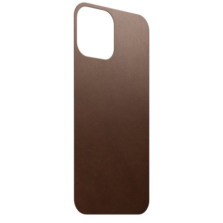 Nomad Horween Leather Rustic Brown Skin - For iPhone 13 Pro Max