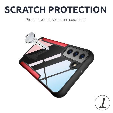Olixar Novashield Protective Bumper Red Case - For Samsung Galaxy S22