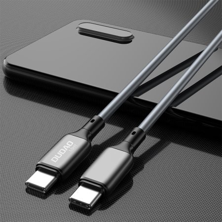 Dudao Fast Charging 100W USB-C To USB-C Cable - 1m - Grey