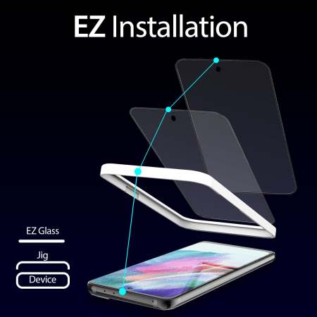 Whitestone Dome EZ Screen Protector - Twin Pack - For Samsung Galaxy S21 FE