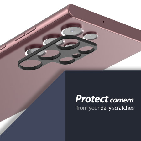 Whitestone Dome EZ Camera Protector- Twin Pack - For Samsung Galaxy S22 Ultra