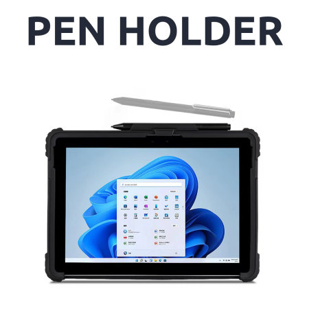 Olixar Microsoft Surface Pro 8 Tough Case With Pen Holder - Black