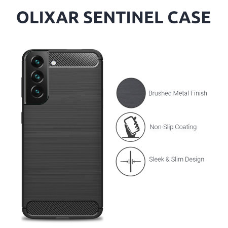 Olixar Sentinel Case & Glass Screen Protector - For Samsung Galaxy S22