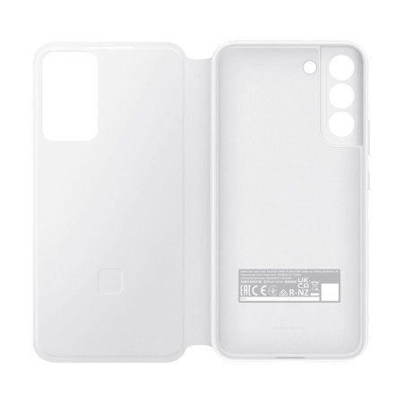 Official Samsung Smart View Flip White Case - For Samsung Galaxy S22