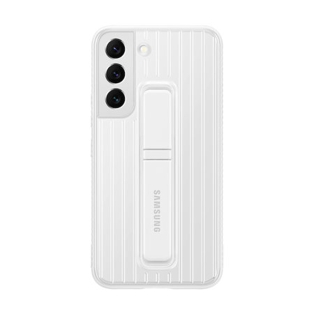 Official Samsung Protective Standing Cover White Case - For Samsung Galaxy S22