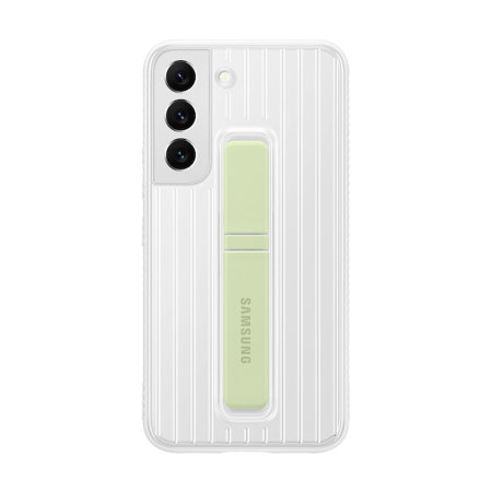 Official Samsung Protective Standing Cover White Case - For Samsung Galaxy S22