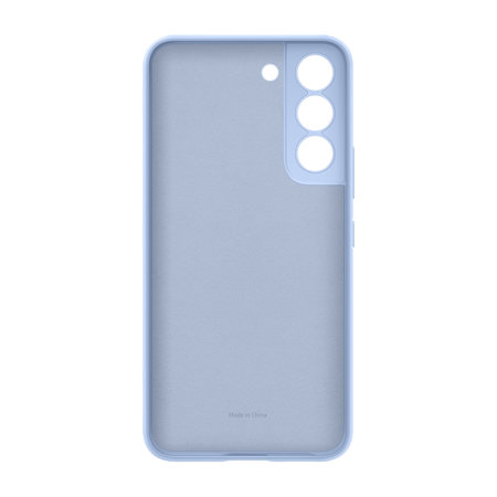Official Samsung Silicone Cover Sky Blue Case - For Samsung Galaxy S22