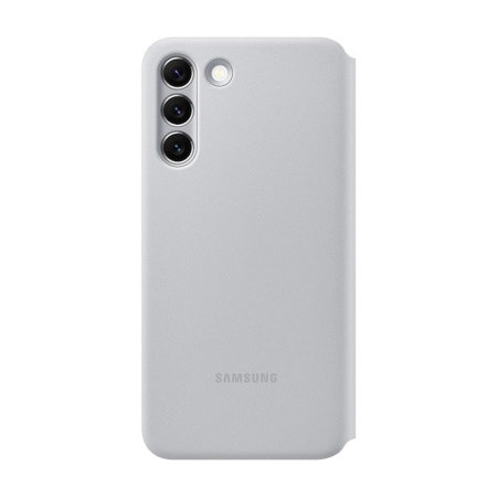 Official Samsung  Smart LED View Light Grey Case - For Samsung Galaxy S22 Plus