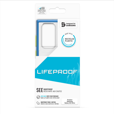 LifeProof See Pacific Clear And Blue Case - For Samsung Galaxy S22 Ultra
