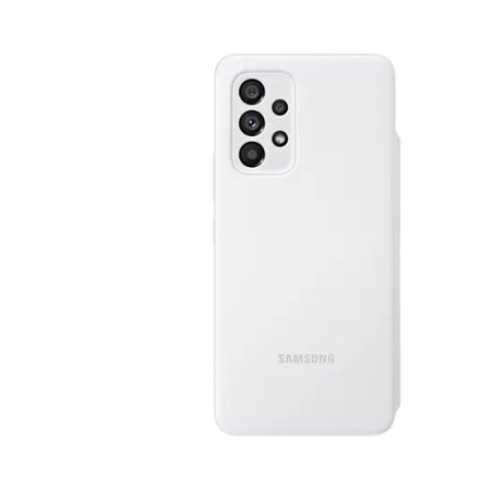 Official Samsung White S View Wallet Cover Case - For Samsung Galaxy A53 5G