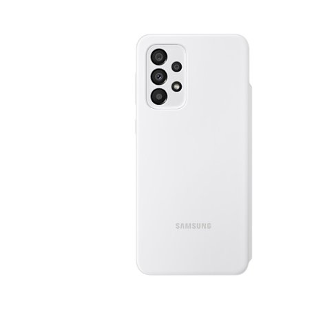 Official Samsung White S View Wallet Cover Case - For Samsung Galaxy A33 5G