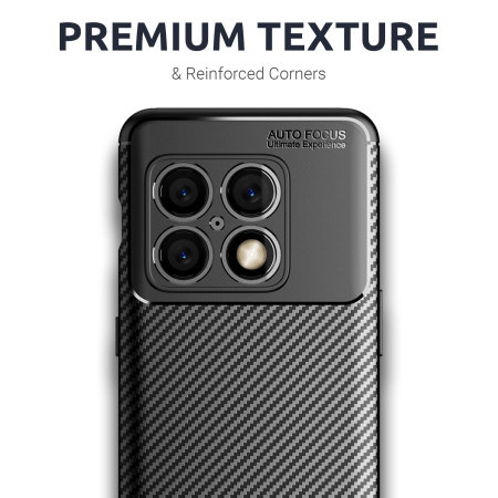 Olixar Carbon Fibre Oneplus 10 Pro Protective Case - Black