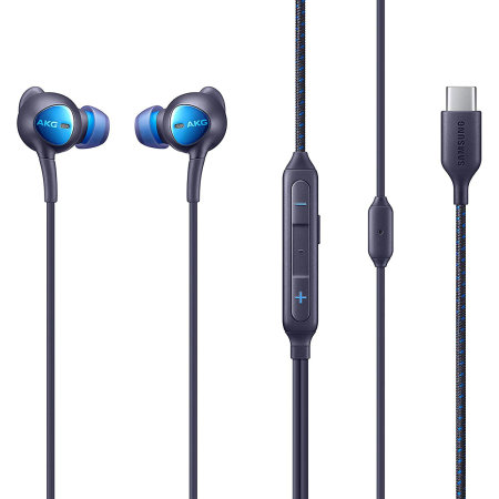Official Black Samsung Type-C Earphones - For Samsung Galaxy Tab S8