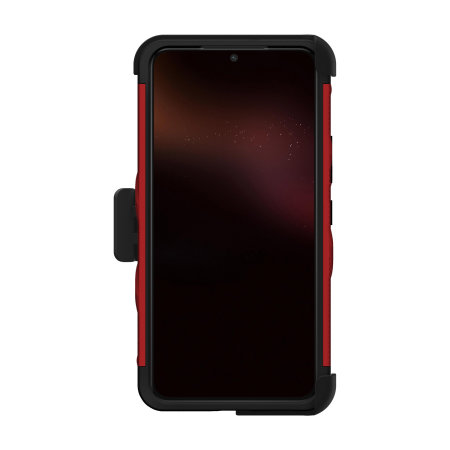 Zizo Bolt Red Case & Screen Protector - For Samsung Galaxy S22