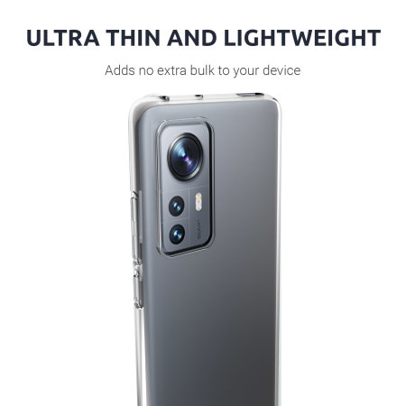 Olixar Flexishield Xiaomi 12 Ultra-Thin Case - 100% Clear