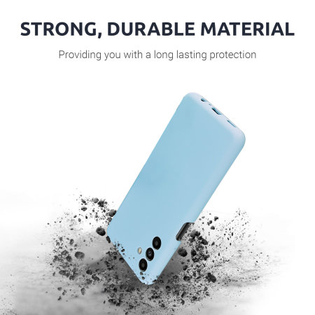 Olixar Soft Silicone Pastel Blue Case  - For Samsung Galaxy A13 5G