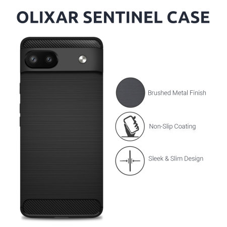 Olixar Sentinel Case & Glass Screen Protector - For Google Pixel 6a