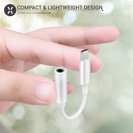 Olixar OnePlus 10 USB-C To 3.5mm Adapter - White