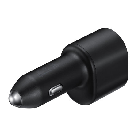 Official Samsung Galaxy A23 4G 45W PD Dual Fast Car Charger - Black