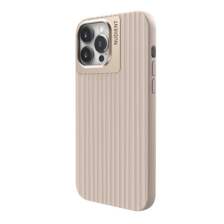 Nudient Bold Linen Beige Case - For Apple iPhone 13 Pro