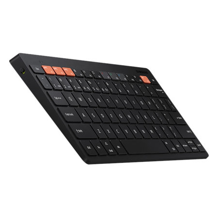 Official Samsung Black Trio 500 Smart Bluetooth Keyboard - For Samsung Galaxy Tab S8 Plus