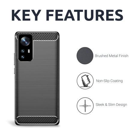 Olixar Sentinel Xiaomi 12X Case And Glass Screen Protector
