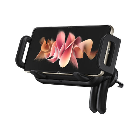 Official Samsung 9W Wireless Charger Air Vent Black Car Holder - For Samsung Galaxy S21 FE