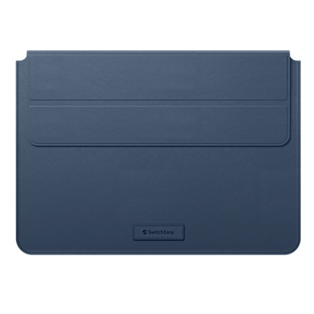 SwitchEasy EasyStand Leather Sleeve And Stand Midnight Blue Case - For MacBook Pro 14" 2021