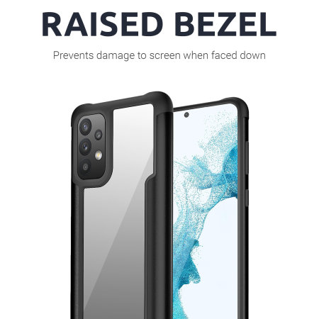 Olixar Novashield Black Bumper Case - For Samsung Galaxy A73