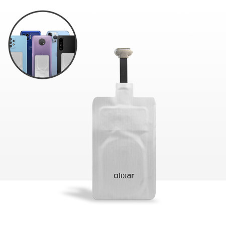 Olixar 15W Samsung Galaxy A12 Wireless Charging Windscreen Dash And Vent Car Holder And Wireless Charging Adapter - Black