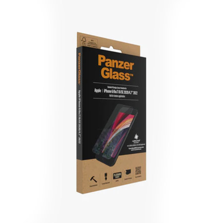 PanzerGlass Tempered Glass Screen Protector - For iPhone SE 2022