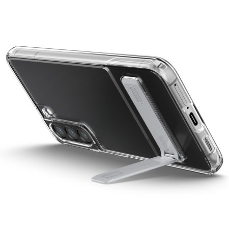 Spigen Slim Armour Essential S Crystal Clear Stand Case - For Samsung Galaxy S22