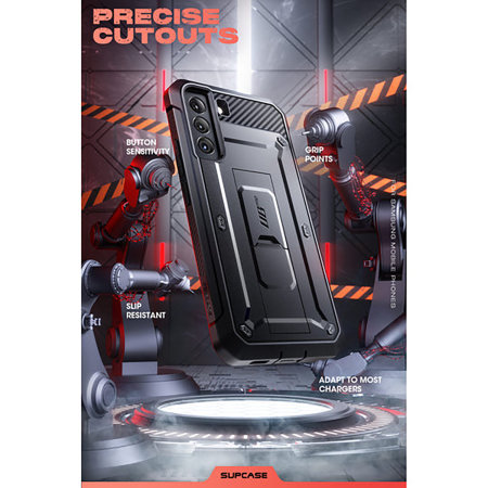 Supcase Unicorn Beetle Pro Rugged Black Case - For Samsung Galaxy S22