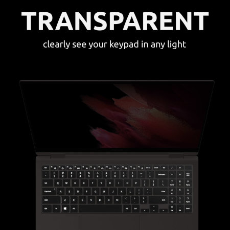 Olixar Clear Silicone Keyboard Protector -  For Samsung Galaxy Book Pro 360 15"