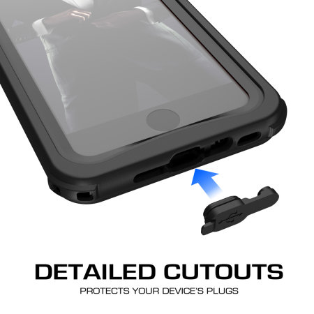 Ghostek Nautical 2 Black Waterproof Tough Case - For iPhone SE 2022