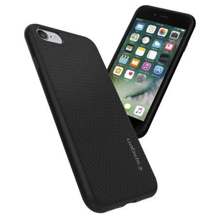 Spigen Liquid Air Armor Black Protective Case - For iPhone SE 2022