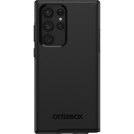 OtterBox Symmetry Series Protective Black Case - For Samsung Galaxy S22 Ultra