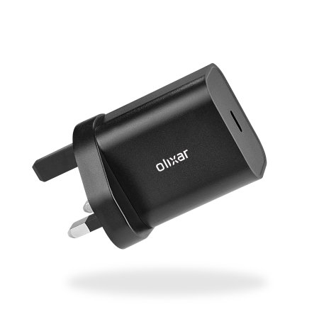 Olixar 20W Fast Mains Charger & USB-C to Lightning Cable - For iPhone SE 2022