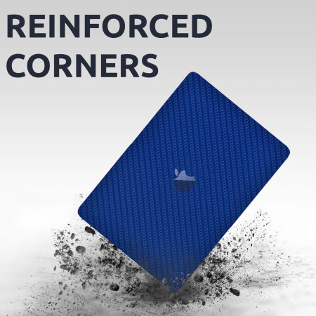 Olixar Carbon Fiber Tough Navy Case - For Macbook Pro 14" 2021