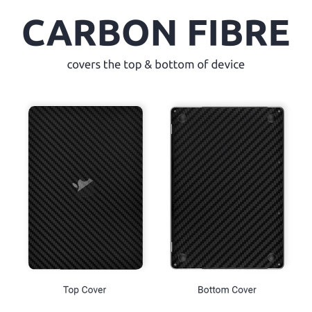 Olixar Carbon Fiber Tough Black Case - For Macbook Pro 14" 2021